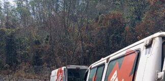 Casal fica ferido após acidente de moto na estrada do Forninho