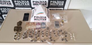 PM apreende drogas e prende suspeito de tráfico em Nova Era