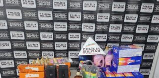 Mulher é presa por receptação; diversas mercadorias furtadas são apreendidas no bairro Teresópolis