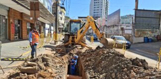 Obras dos interceptores da ETE Carneirinhos avançam com novo cronograma