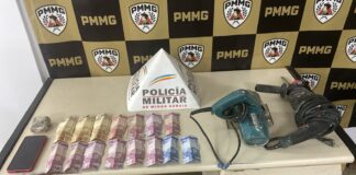 PM prende dupla e apreende drogas em Monlevade
