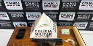 Homem é preso por tráfico de drogas e posse ilegal de arma em Barão de Cocais