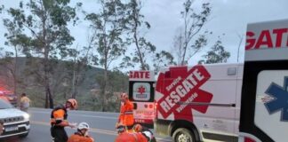 Idoso fica gravemente ferido em acidente na BR-381, em Bela Vista de Minas