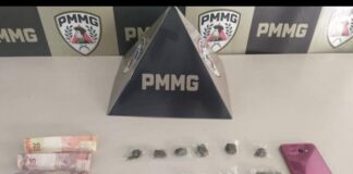 Jovem é preso por tráfico de drogas em João Monlevade