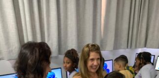 Escola Promorar inaugura Laboratório de Informática Professora Elcy Caldeira dos Santos