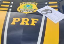 PRF cumpre mandado de prisão durante fiscalização na BR-262, em Rio Casca