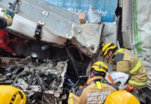 Motorista da colisão frontal na BR-381 é transferido para BH pelo helicóptero Arcanjo