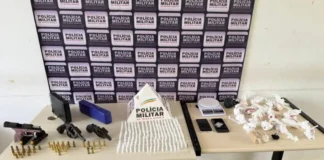 Militares apreendem grande quantidade de drogas durante operação em Itabira