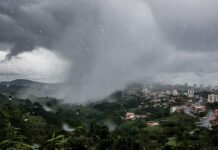 Minas está em alerta para chuvas intensas com ventos de até 100 km/h