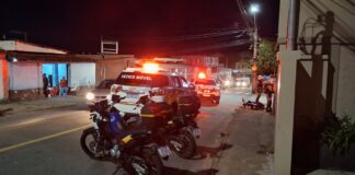 Motociclista em fuga da polícia se envolve em acidente no bairro Novo Cruzeiro