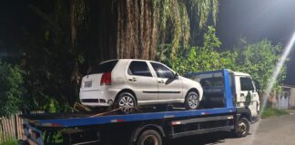 Após perseguição, Polícia Militar apreende veículo no bairro Loanda, em João Monlevade