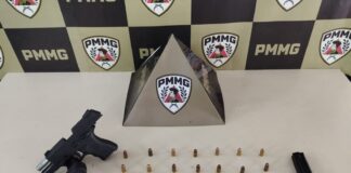 Polícia Militar prende homem por porte ilegal de arma de fogo em João Monlevade