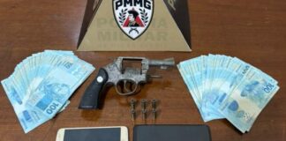 Polícia Militar prende casal por porte ilegal de arma de fogo em Alvinópolis