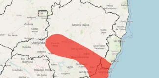 Mais de 660 cidades mineiras estão em perigo para chuvas intensas