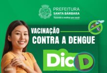 Prefeitura de Santa Bárbara realiza Dia D de vacinação contra a dengue