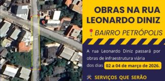 Prefeitura anuncia cronograma de obras na Rua Leonardo Diniz