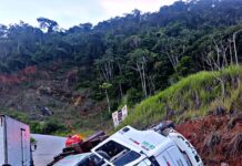 Caminhoneiro de 24 anos não resiste após tombamento na estrada do Forninho