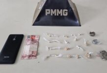 Suspeito de tráfico é preso com 26 pedras de crack no Bairro Loanda