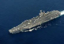 Irã diz que lançou mísseis contra porta-aviões dos EUA