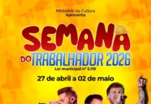 Semana do Trabalhador 2026 terá shows, esporte e ações sociais em Itabira