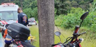 Motociclista sofre fratura exposta após colisão na Estrada do Jacuí