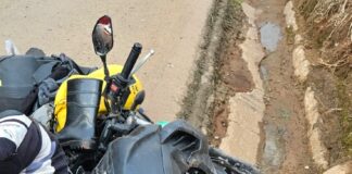 Acidente na BR-381 deixa motociclista ferido próximo ao Posto Graal