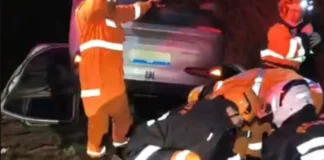 Motorista capota carro na BR-381 após sofrer mal súbito