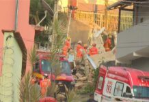 Prédio de asilo desaba e bombeiros buscam vítimas sob escombros em Belo Horizonte