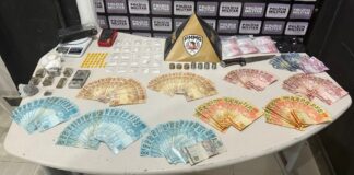 PM intercepta veículo e apreende drogas, R$ 8 mil e ecstasy em Itabira