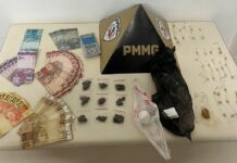 Polícia Militar apreende drogas e dinheiro e detém dois suspeitos por tráfico em Itabira