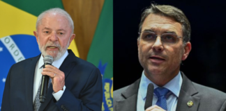 Lula fica atrás de Flávio Bolsonaro em simulação de 2º turno, diz pesquisa