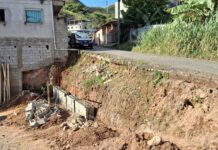 Prefeitura de João Monlevade inicia obras de contenção no bairro São João