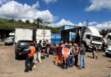 Operação conjunta fiscaliza irregularidades e promove ordenamento na BR-381 em João Monlevade