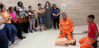 Monitoras do Cemei Casulo participam de curso de primeiros socorros em João Monlevade