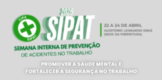 Sipat da Prefeitura de João Monlevade promove conscientização sobre saúde mental e segurança no trabalho