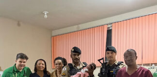 Polícia Militar salva recém-nascida engasgada em São José do Goiabal
