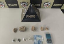 Suspeito foge, é atropelado e acaba preso pela PM no Novo Cruzeiro