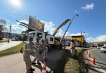 Trevos de João Monlevade terão postes removidos temporariamente para obras da BR-381