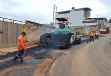 Rua Gatassul tem primeiro trecho de asfaltamento concluído