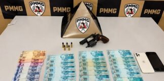 PM intercepta suspeitos em motocicletas e apreende arma de fogo no Centro de Rio Piracicaba