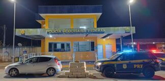 Casal é preso com aproximadamente 300 quilos de maconha transportados em carro na BR-381