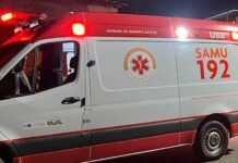 Disparo atinge ambulância do SAMU durante deslocamento para hospital em João Monlevade