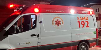 Disparo atinge ambulância do SAMU durante deslocamento para hospital em João Monlevade