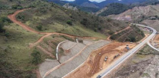 Nova 381 recupera 13 taludes na BR-381 em Antônio Dias