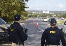 PRF aborda motorista após fuga e direção perigosa na BR-381