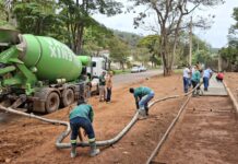 Novo passeio é construído em trecho da avenida Aeroporto, no Vila Tanque